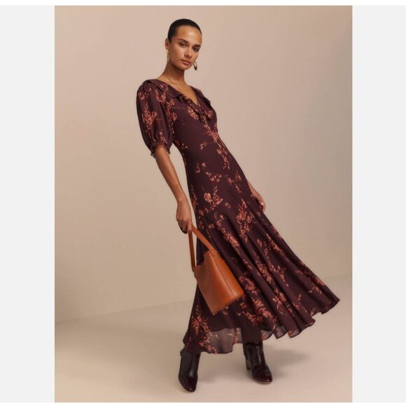 Reformation Evra Midi Dress - Picture 3 of 11